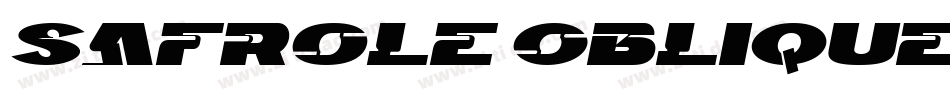 Safrole Oblique字体转换